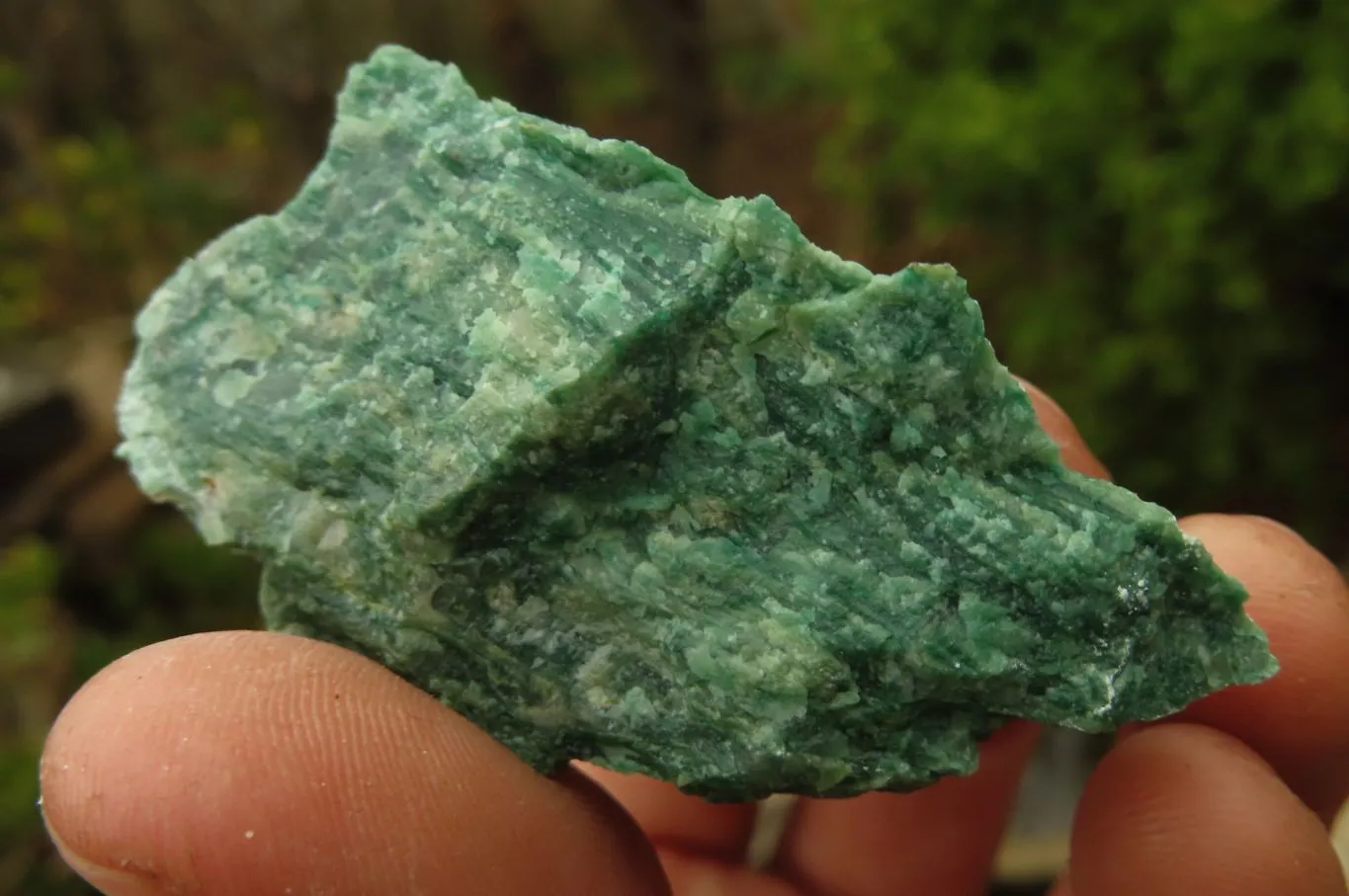 Natural Green Jade Specimens x 24 From Nsaje, Malawi