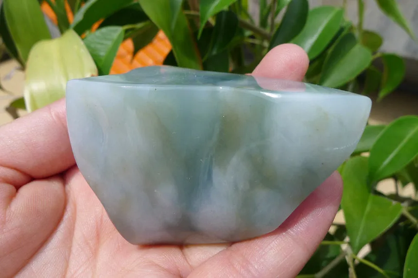 Natural Jade Rough Jadeite Raw (194g,7.6X5.3X4.7cm)