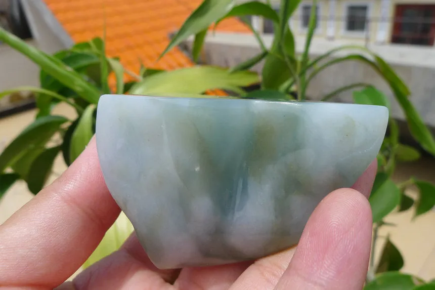 Natural Jade Rough Jadeite Raw (194g,7.6X5.3X4.7cm)