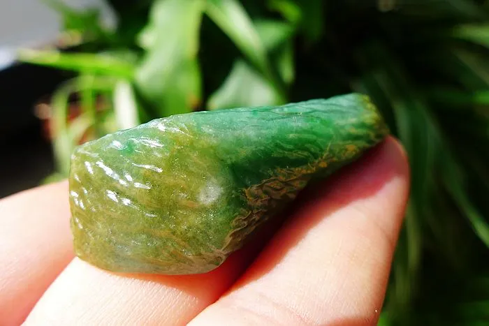 Natural Jade Rough Jadeite Raw (22g,5X2.4X1.1cm)