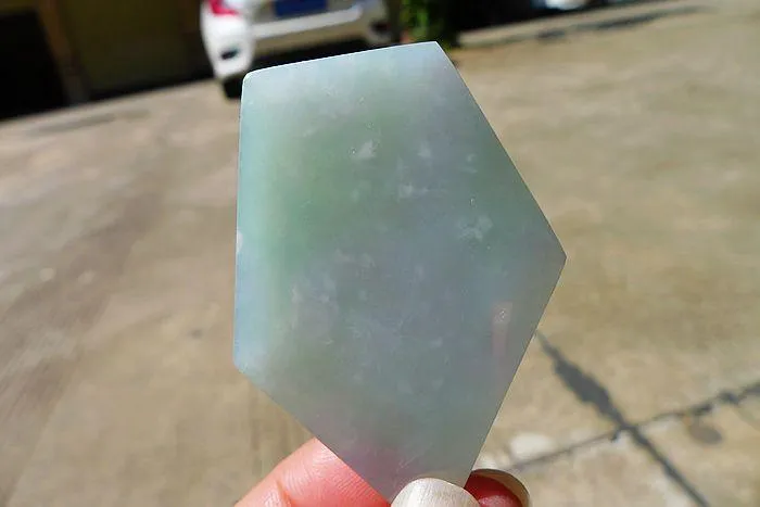 Natural Jade Rough Jadeite Raw (29g,5.6X3.7X0.6cm)