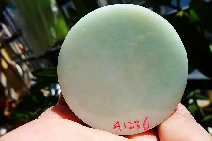 Natural Jade Rough Jadeite Raw S-(120g,5.5X1.55cm)