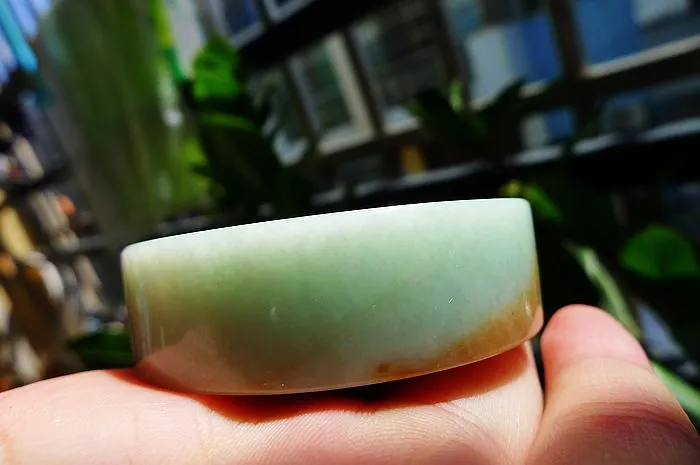 Natural Jade Rough Jadeite Raw S-(120g,5.5X1.55cm)