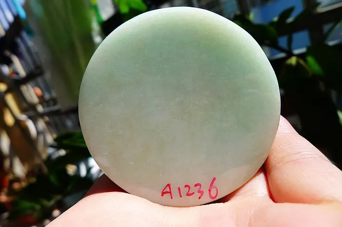 Natural Jade Rough Jadeite Raw S-(120g,5.5X1.55cm)