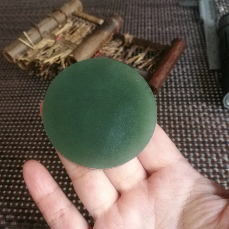 Natural Kunlun Jade Rough Nephrite Raw (68g, 5.3X1cm)