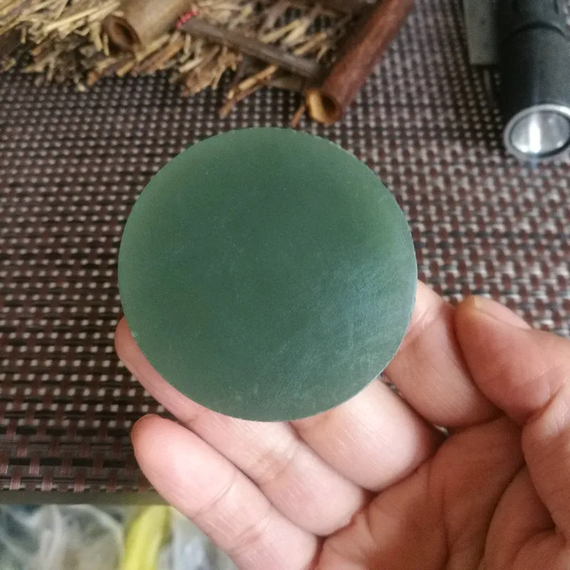 Natural Kunlun Jade Rough Nephrite Raw (68g, 5.3X1cm)