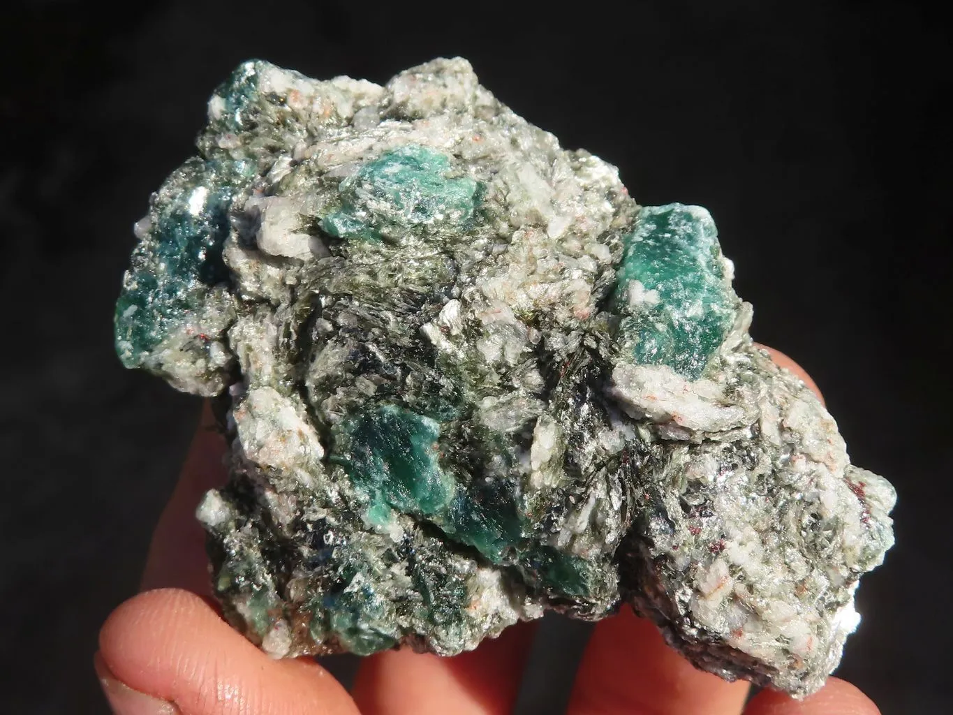 Natural Rare Emerald Mica In Matrix Cobbed Specimens x 20 From Mutoko, Zimbabwe