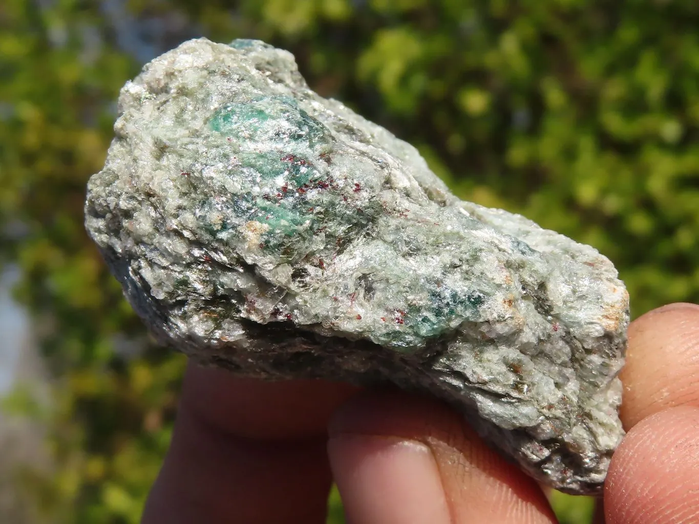 Natural Rare Emerald Mica In Matrix Cobbed Specimens x 20 From Mutoko, Zimbabwe