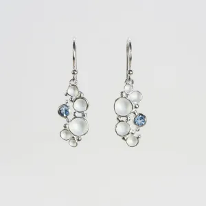 NEW! Sea Foam Drop Earrings with Aquamarine by Sarah Richardson