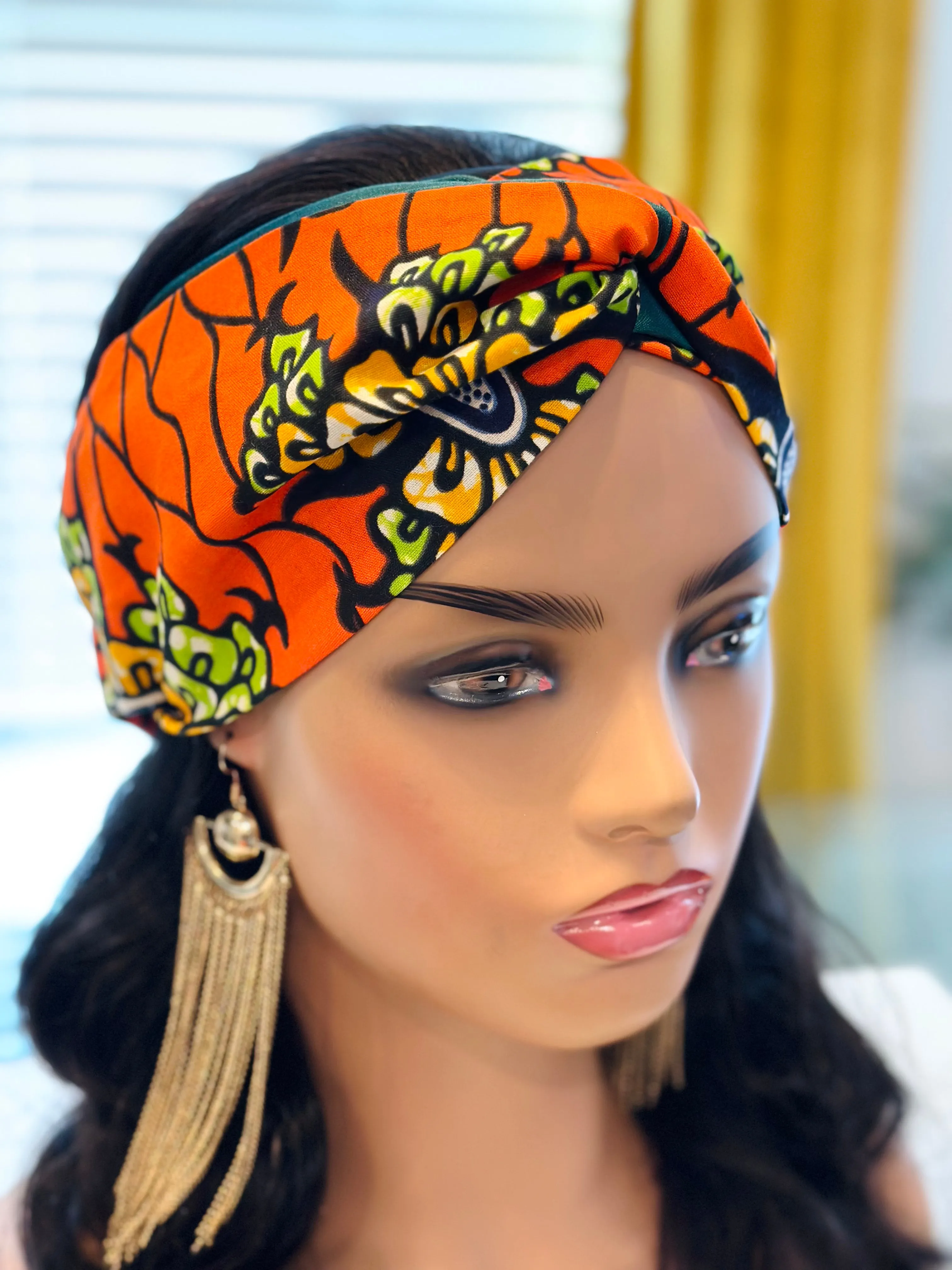 Nini African Print Satin Headband