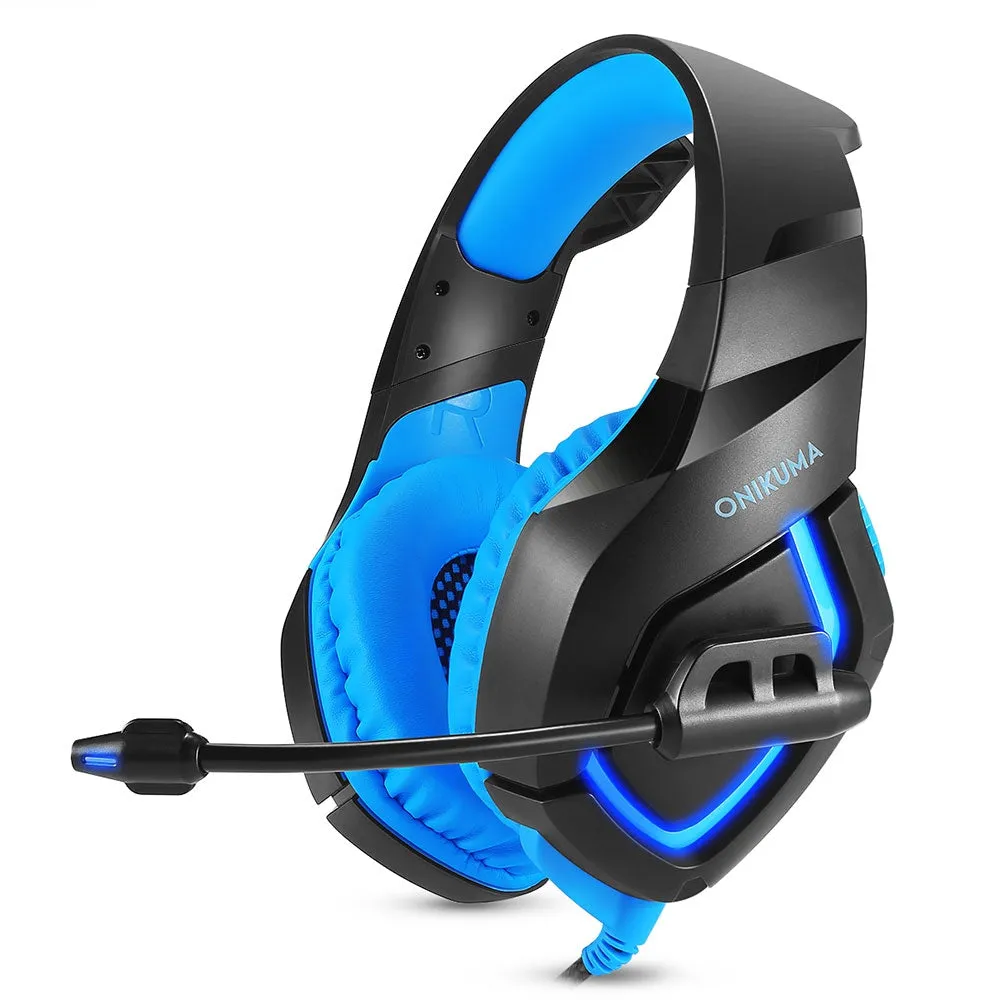 ONIKUMA K1 LED Light Gaming Headset with Mic