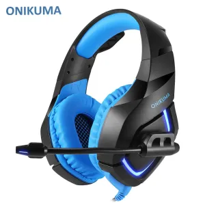 ONIKUMA K1 LED Light Gaming Headset with Mic