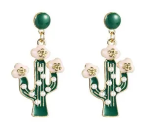 Pearl Cactus Earrings