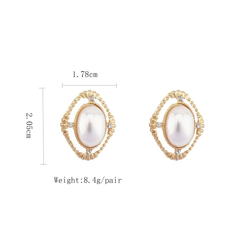 Pearl Earrings Fashion Jewelry