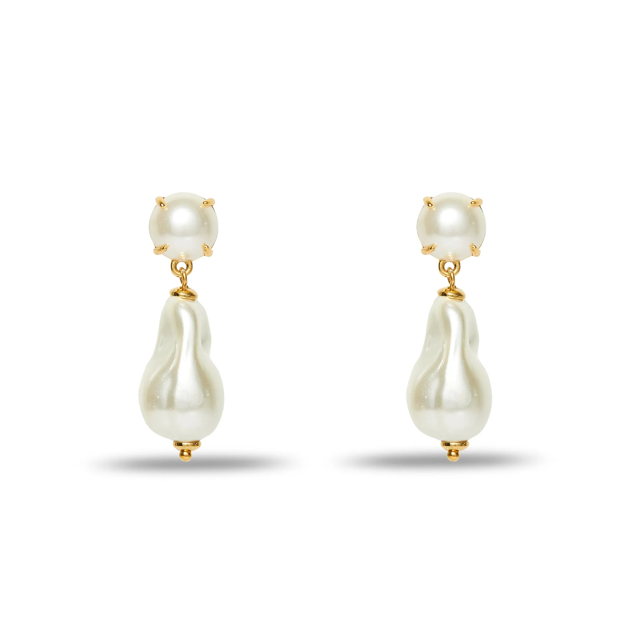 PEARL JACKIE DROP EARRINGS