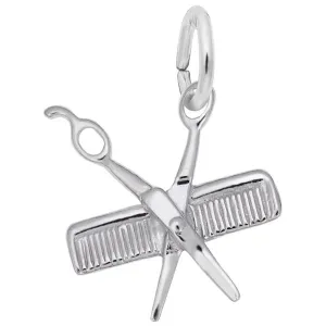 Petite Comb & Scissors Charm