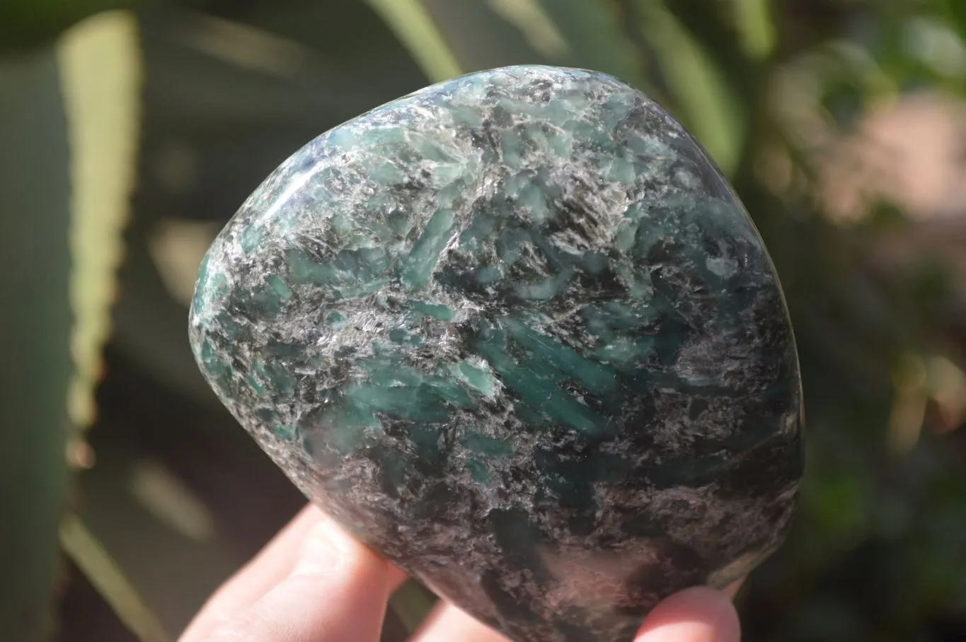 Polished Rare Emerald Mica In Matrix Free Forms x 2 From Mutoko, Zimbabwe