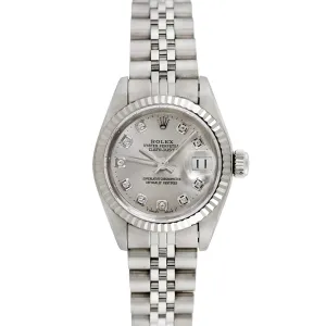 Pre-owned Rolex Ladies Stainless Steel Datejust, item #6