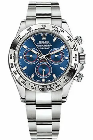 rolex cosmograph daytona blue  116509