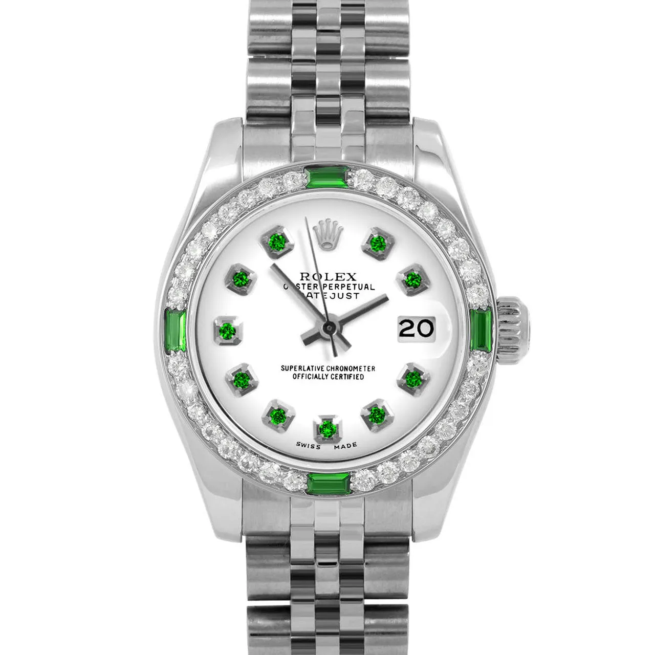 Rolex Datejust 26mm | 179174-WHT-EMD-AM-4EMD-JBL