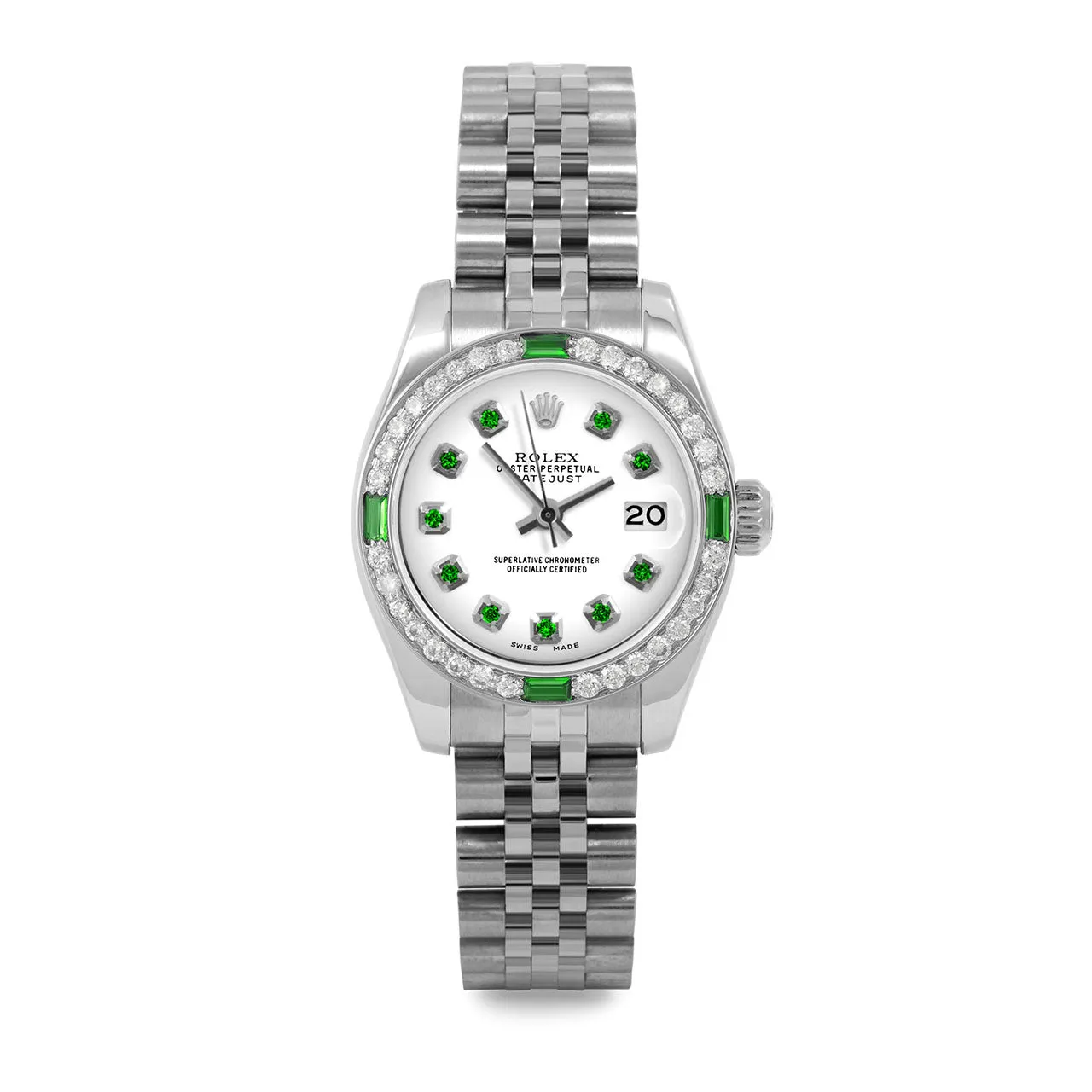 Rolex Datejust 26mm | 179174-WHT-EMD-AM-4EMD-JBL