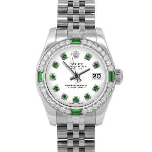 Rolex Datejust 26mm | 179174-WHT-EMD-AM-4EMD-JBL