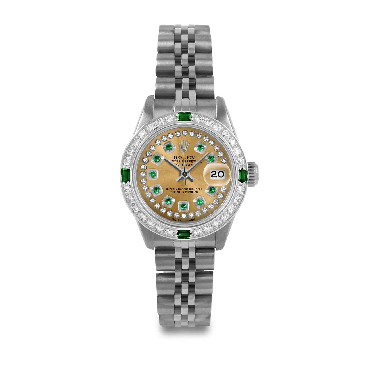 Rolex Datejust 26mm | 6917-SS-CHM-STRE-4EMD-JBL