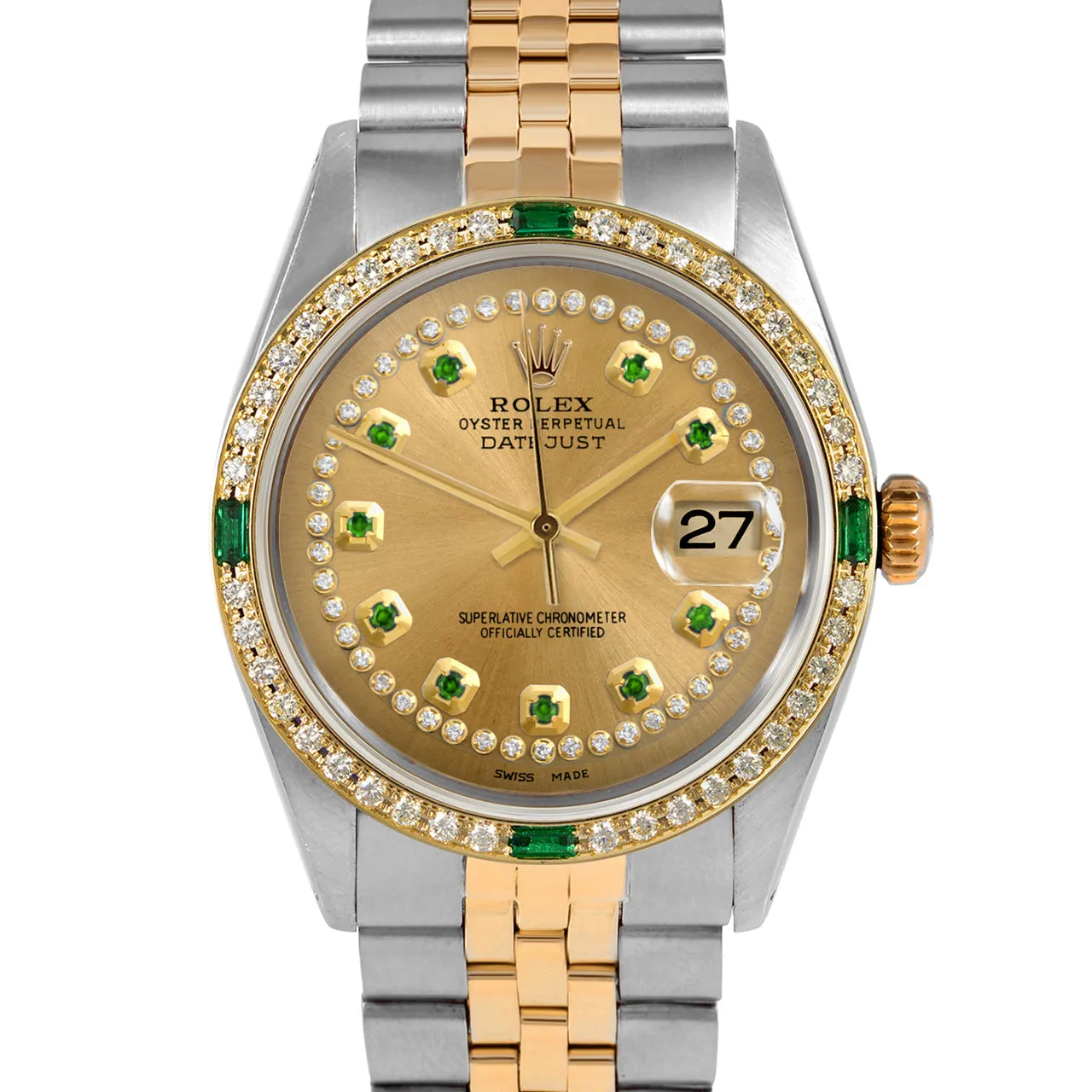 Rolex Datejust 36mm | 1601-TT-CHM-STRE-4EMD-JBL