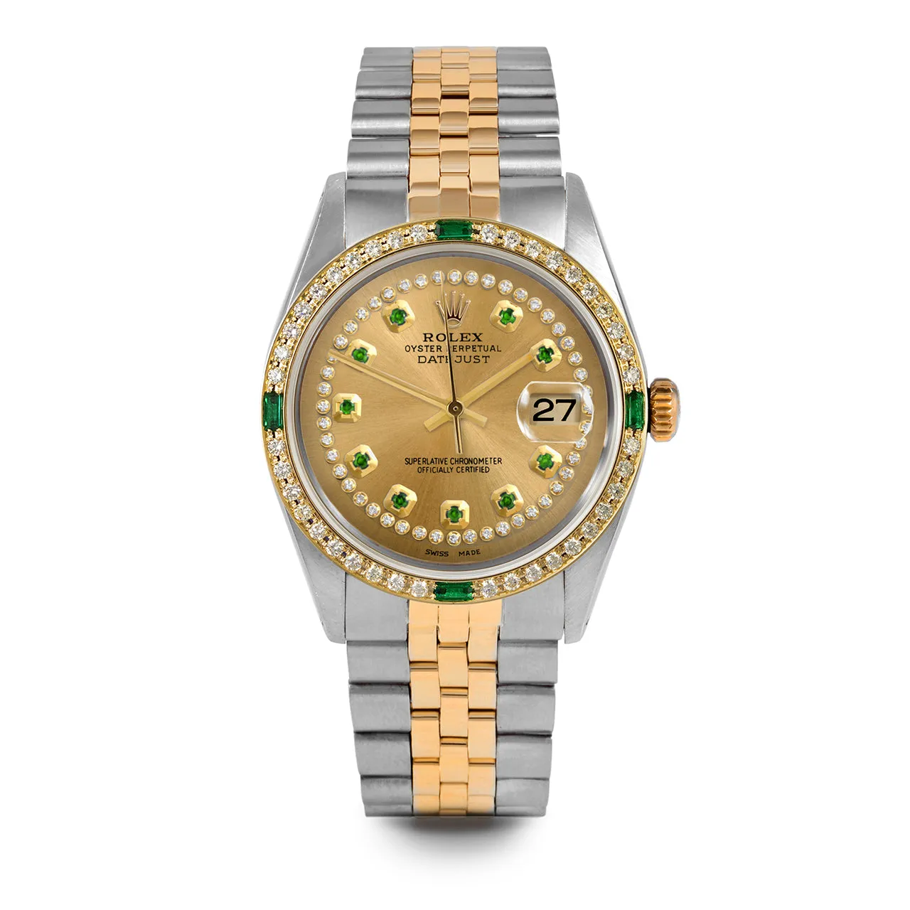 Rolex Datejust 36mm | 1601-TT-CHM-STRE-4EMD-JBL