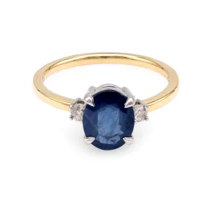 Sapphire and Diamond Ring