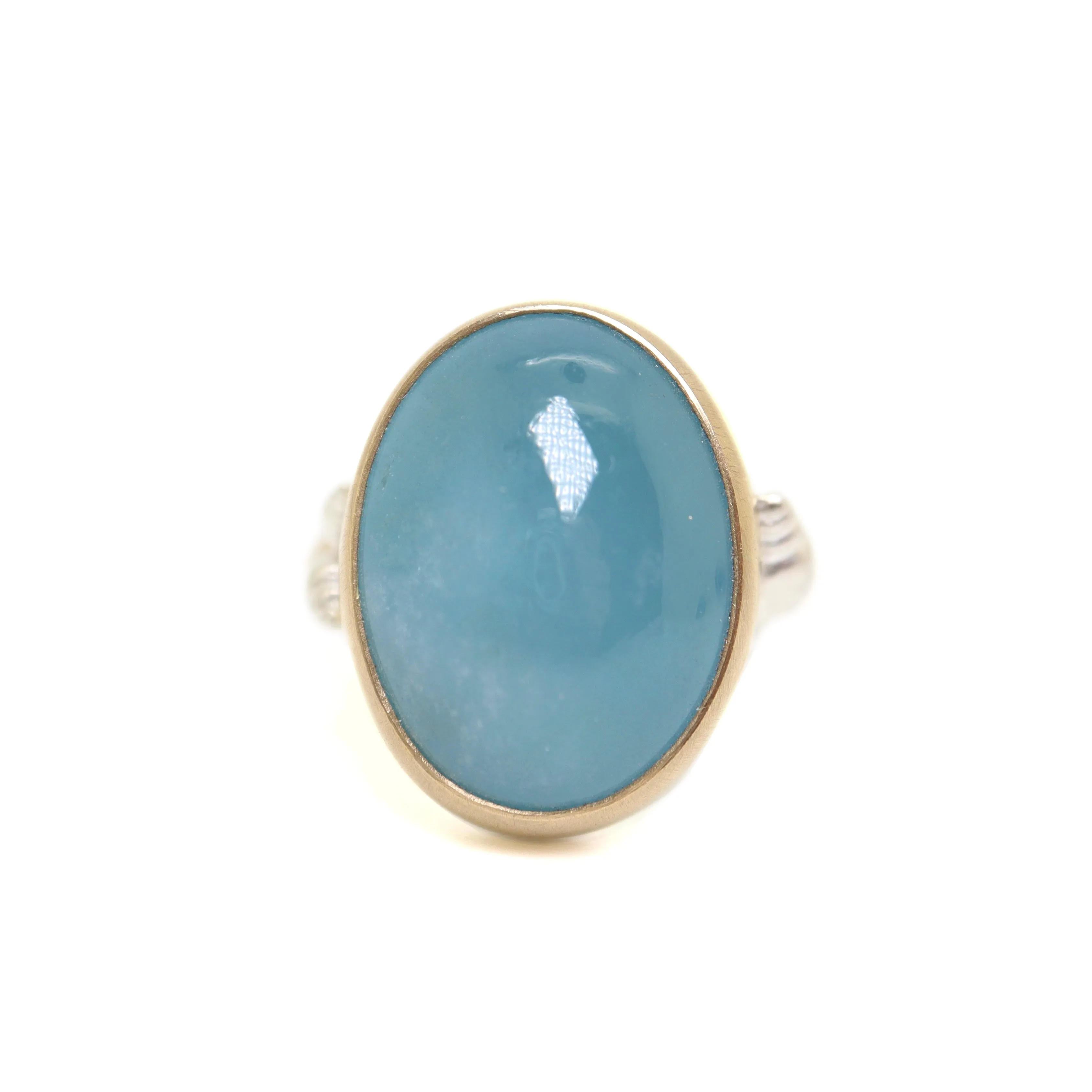 Sentimental Tides Aquamarine Ruthie B. Ring