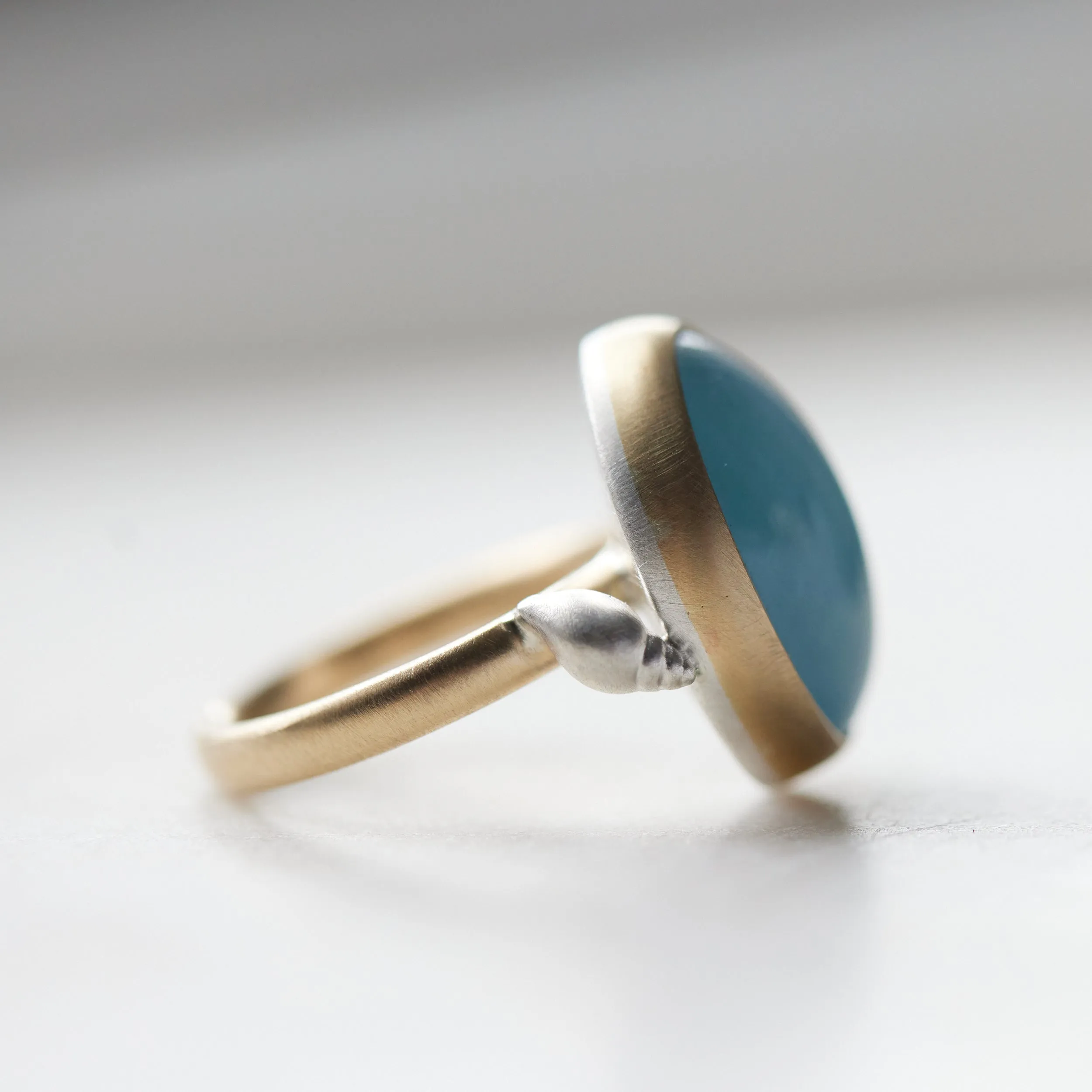 Sentimental Tides Aquamarine Ruthie B. Ring