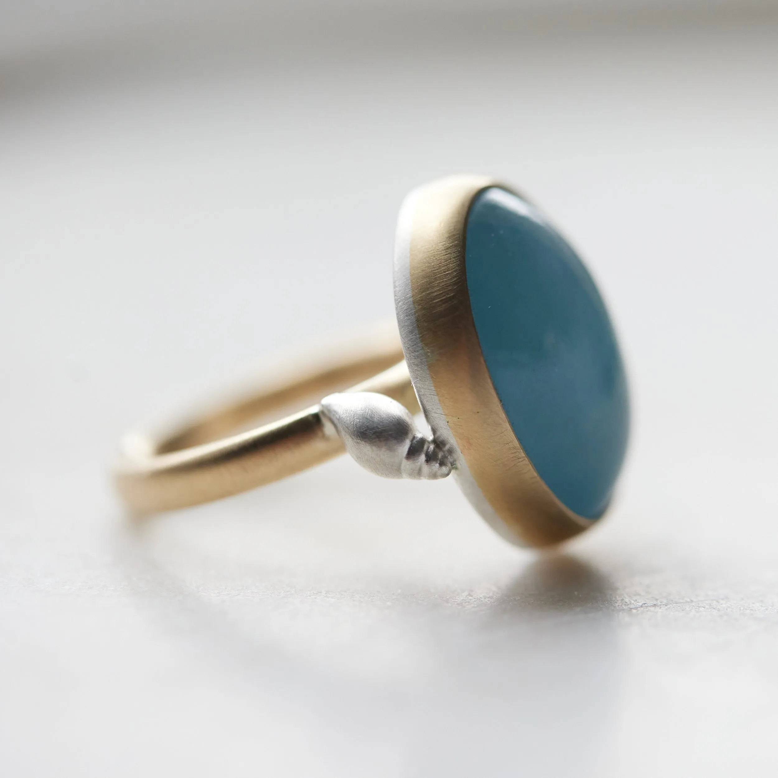 Sentimental Tides Aquamarine Ruthie B. Ring