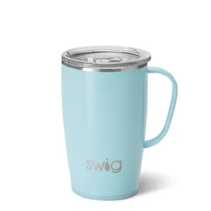 Shimmer Aquamarine Travel Mug 18oz