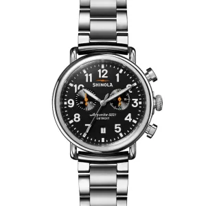 Shinola The Runwell 41mm SS Bracelet