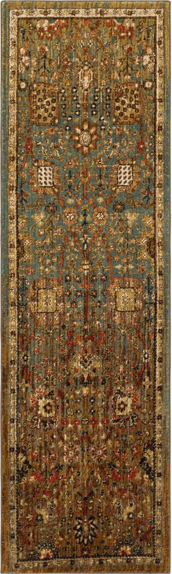 Spice Market 90668 50123 Myanmar Aquamarine Rug