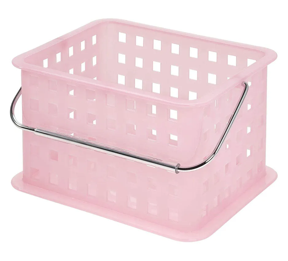 Stackable Plastic Storage Baskets - Small