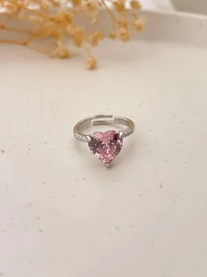 Sweetheart Diamond Heart Ring