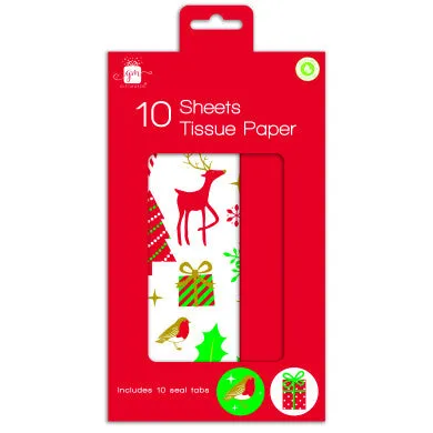 Tissue Paper Red 10 Sheets