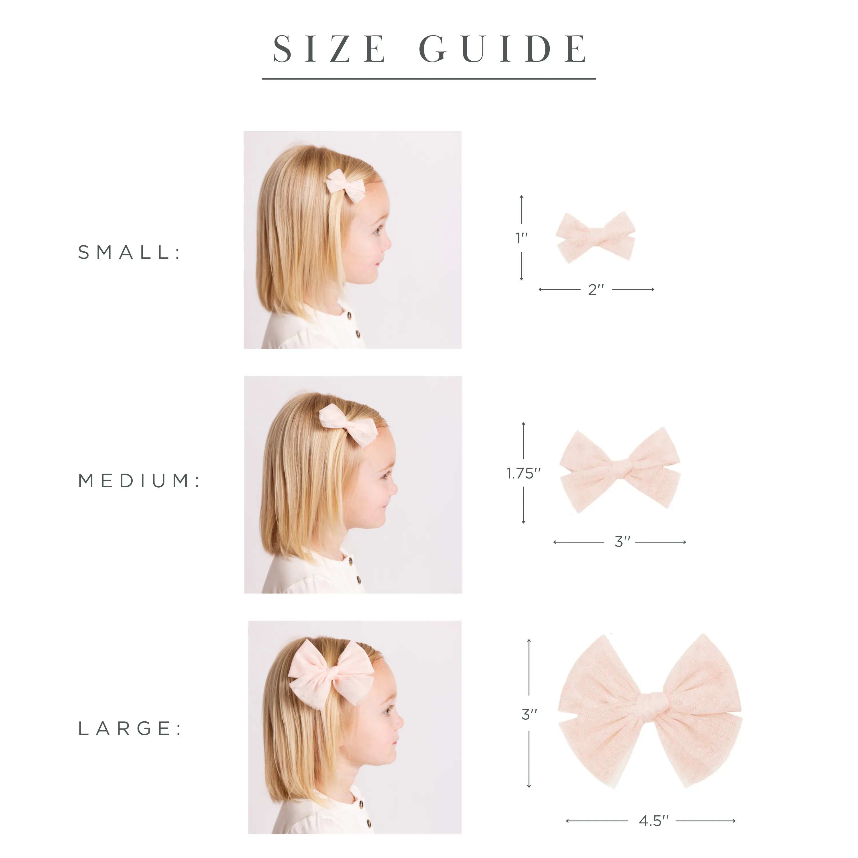 Tulle Bow 3 Pack: Iris Clips