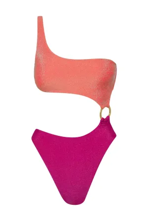 Vera One Piece - Sun Kissed / Fuchsia Berry Shimmer