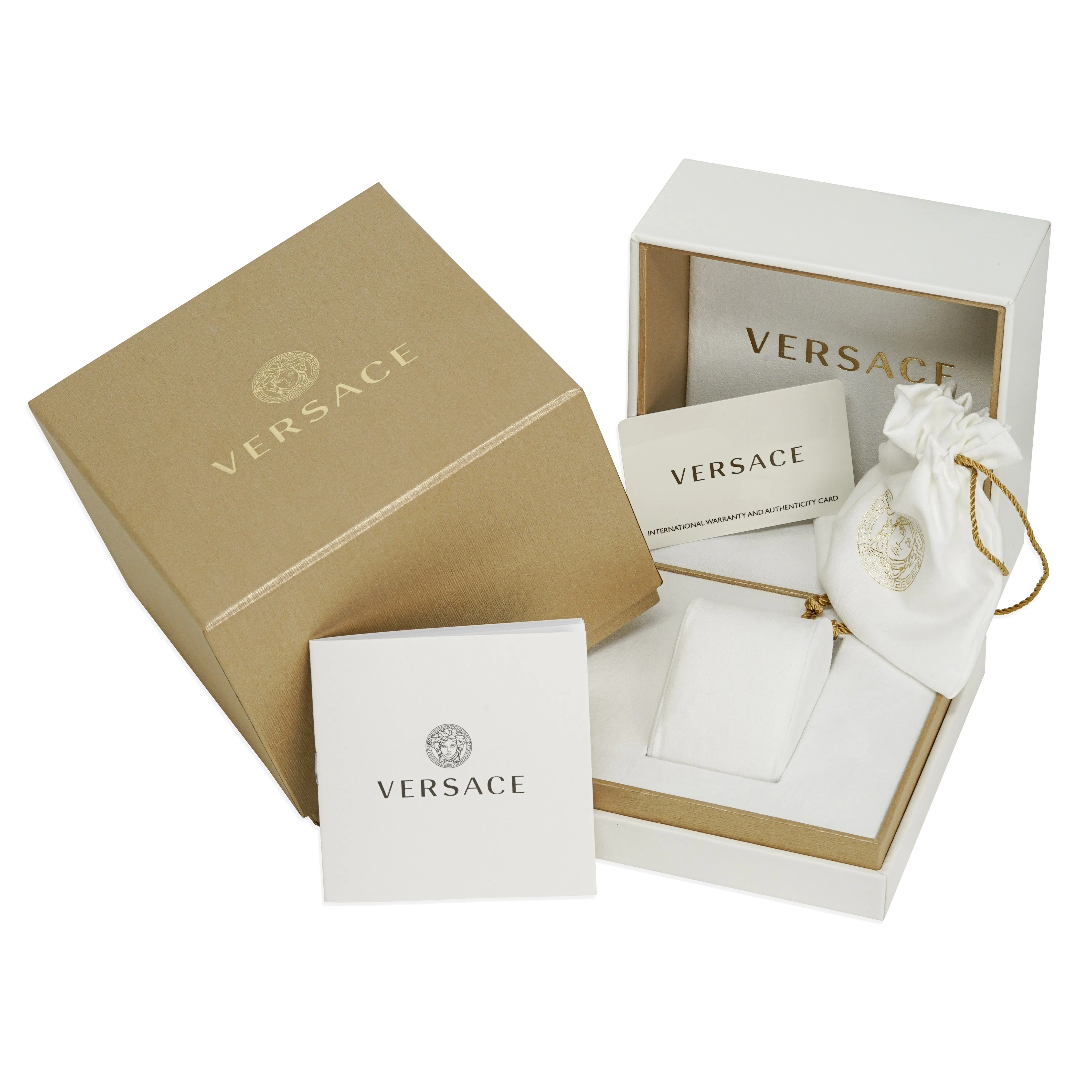 Versace Men's Watch V-Essential White Bracelet VEJ400421