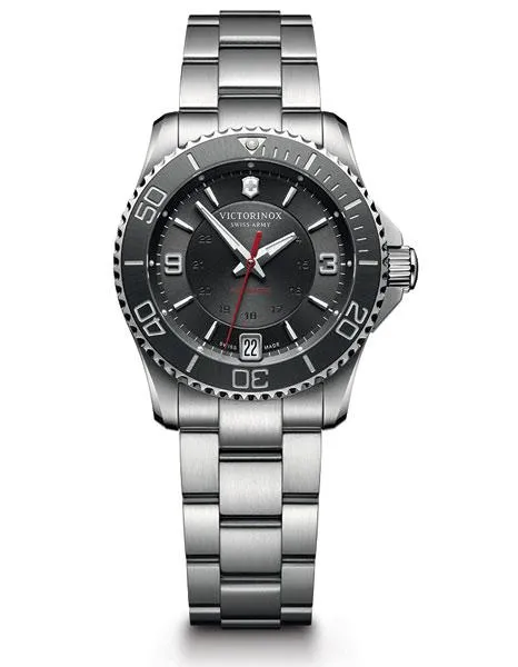 Victorinox Swiss Army Womens Maverick Watch - Bracelet - Black Dial - Date