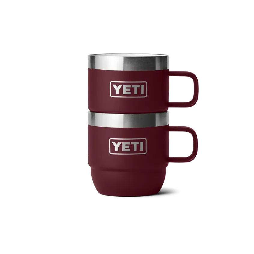 YETI Rambler 6 OZ 177 ML Stackable Mugs - Wild Vine Red