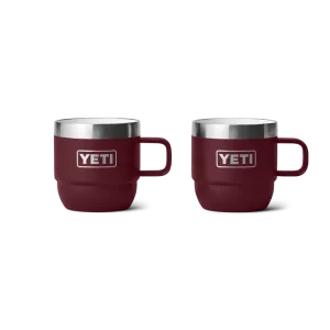 YETI Rambler 6 OZ 177 ML Stackable Mugs - Wild Vine Red