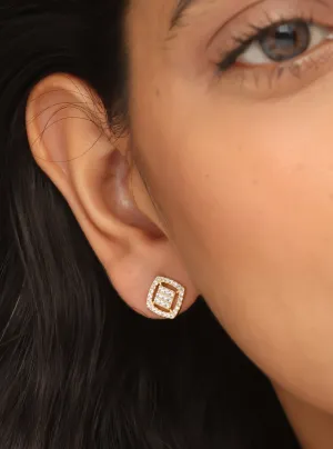 Zircon Rhombus Studs